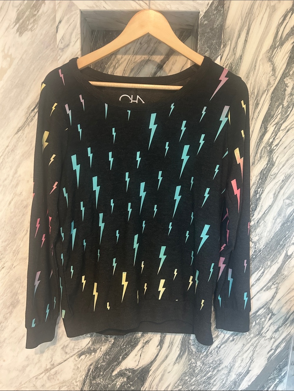Chaser Brand Lightning Bolt Sweatshirt - Picture 11 of 14